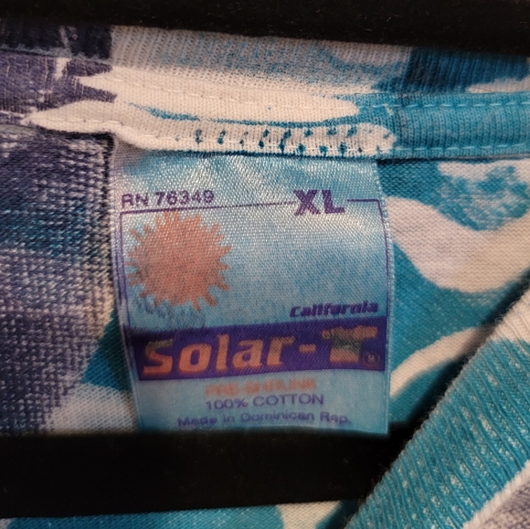 Hammerhead shark allover print t shirt 90s - Picture 5 of 8